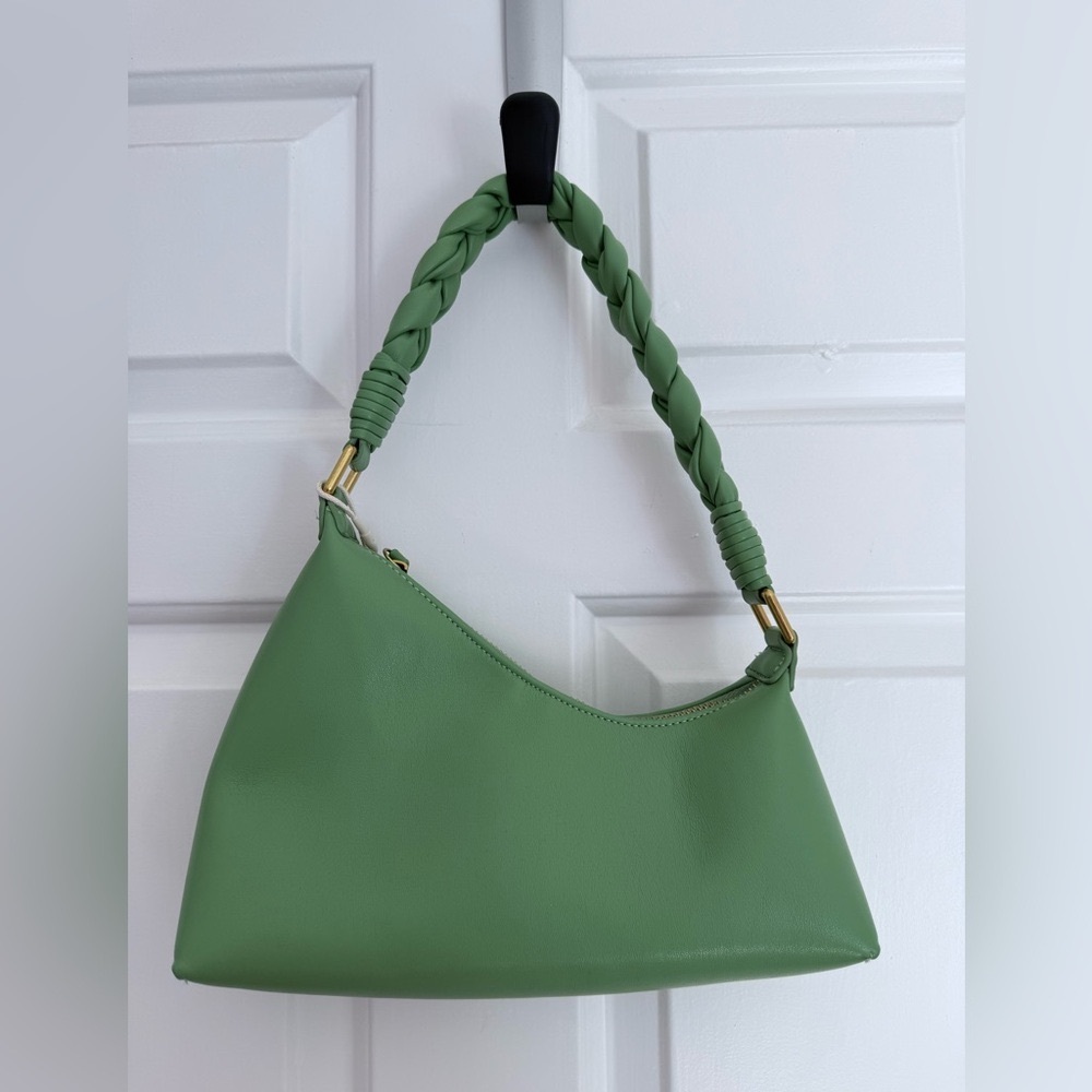 Madison West Asymetrical Braid Handle Bag